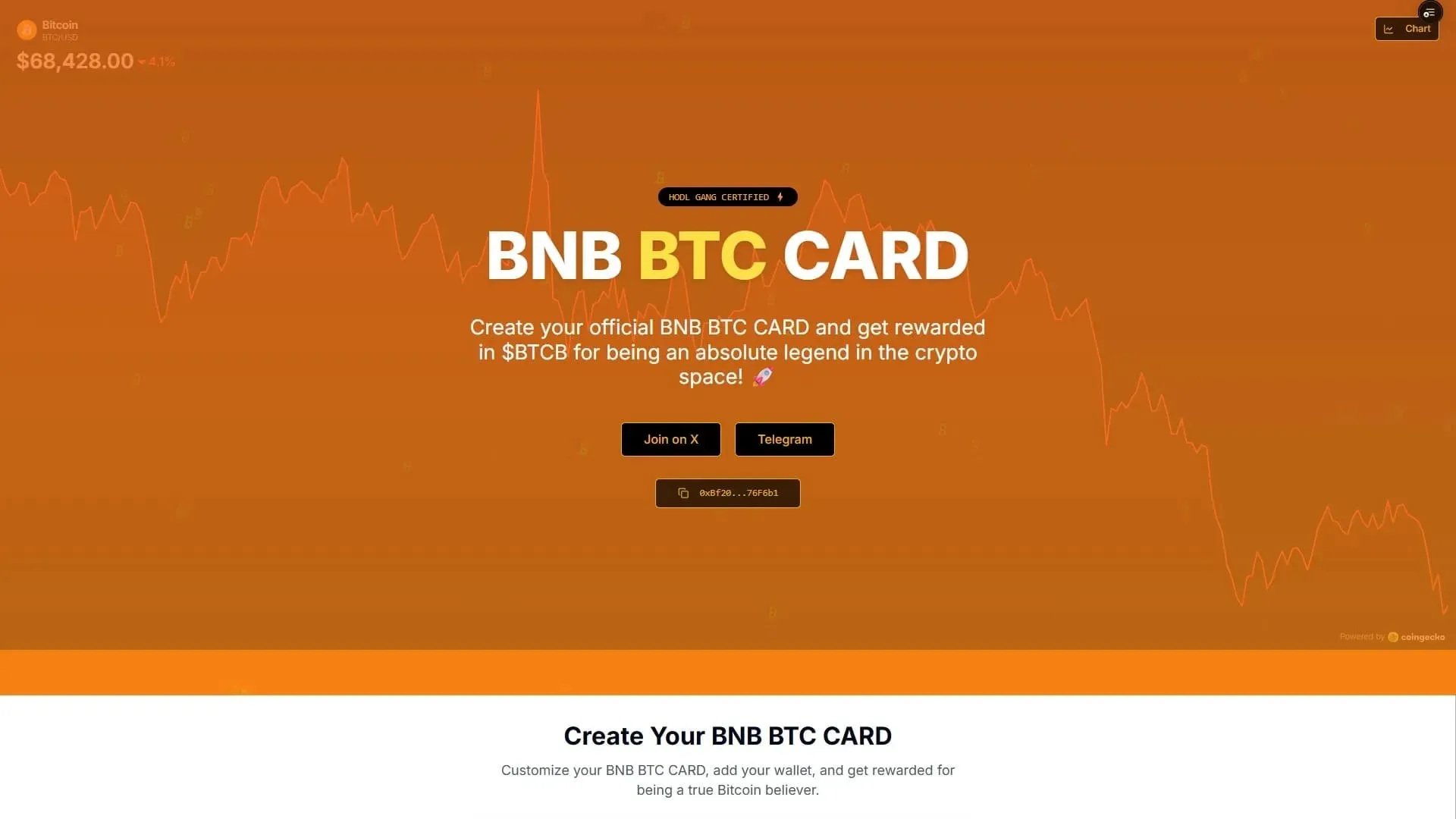 BNB BTC Card