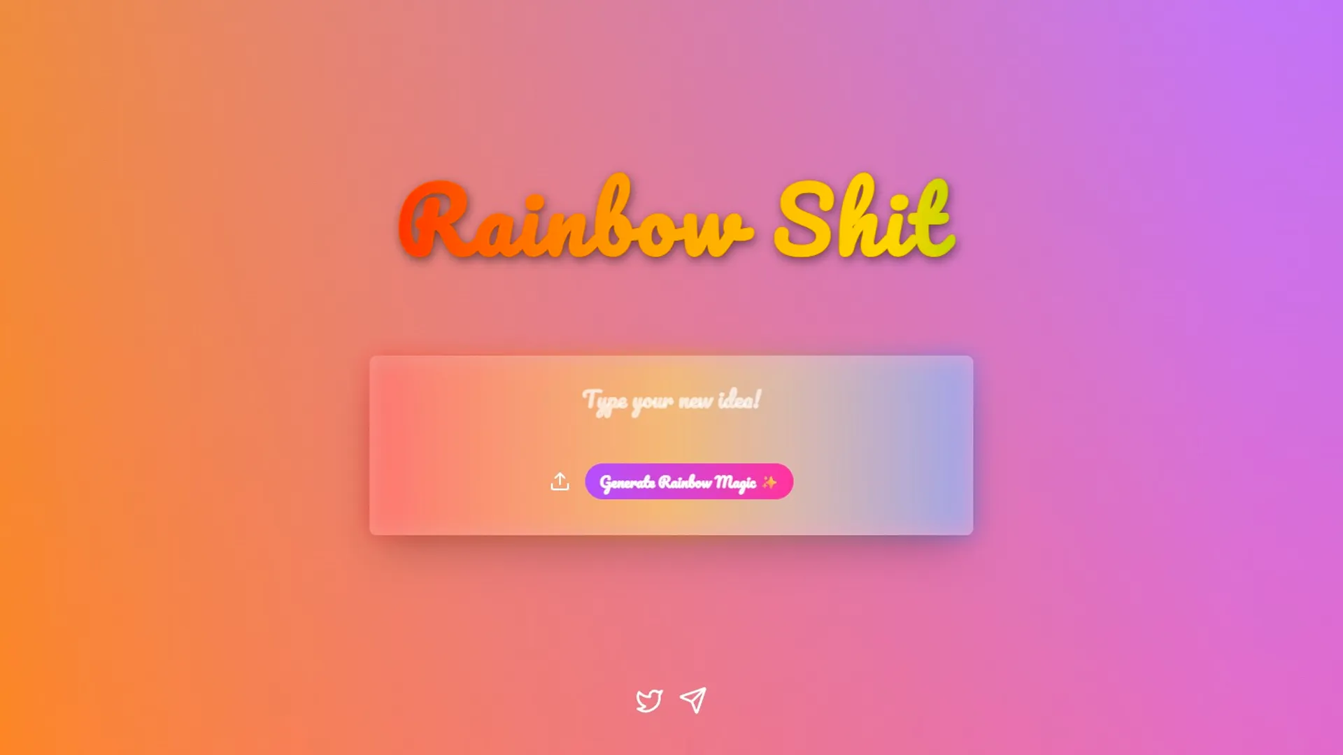Rainbow Shit
